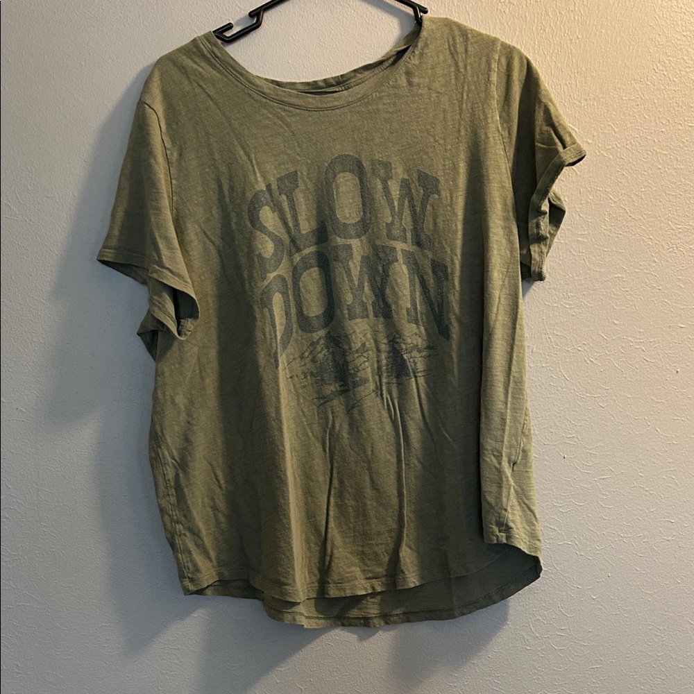 Old Navy Relaxed Fit Olive Tee
